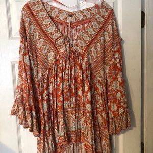 FREE PEOPLE TUNIC BLOUSE
